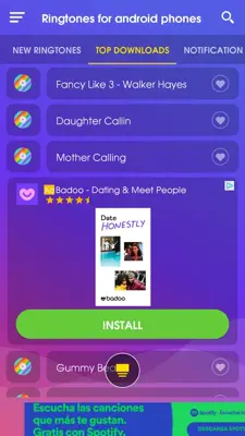 Ringtones for android phones android App screenshot 3